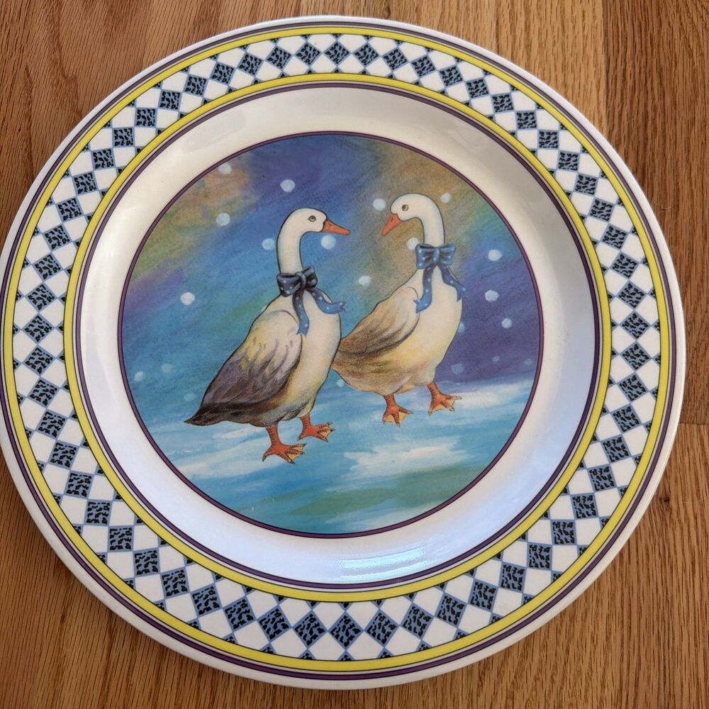 Melamine Ware Gourmet Design Duck Plate microwaveable  12inch